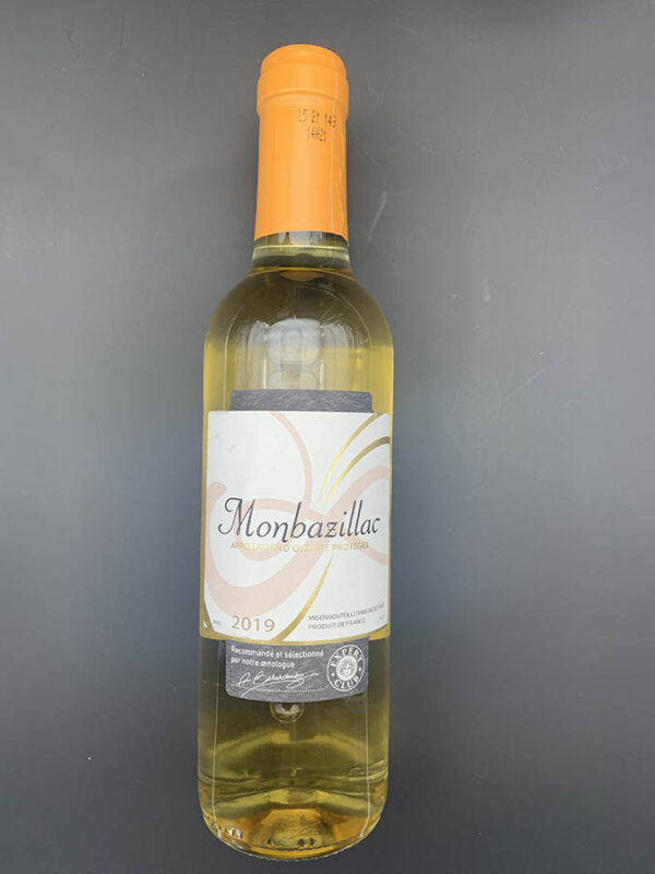 Bouteille de vin moelleux Monbazillac 2019-50cl-Famille Gomer
