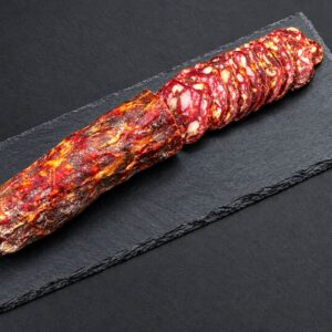 Saucisson de canard au piment d'Espelette-Famille Gomer-Saint Médard